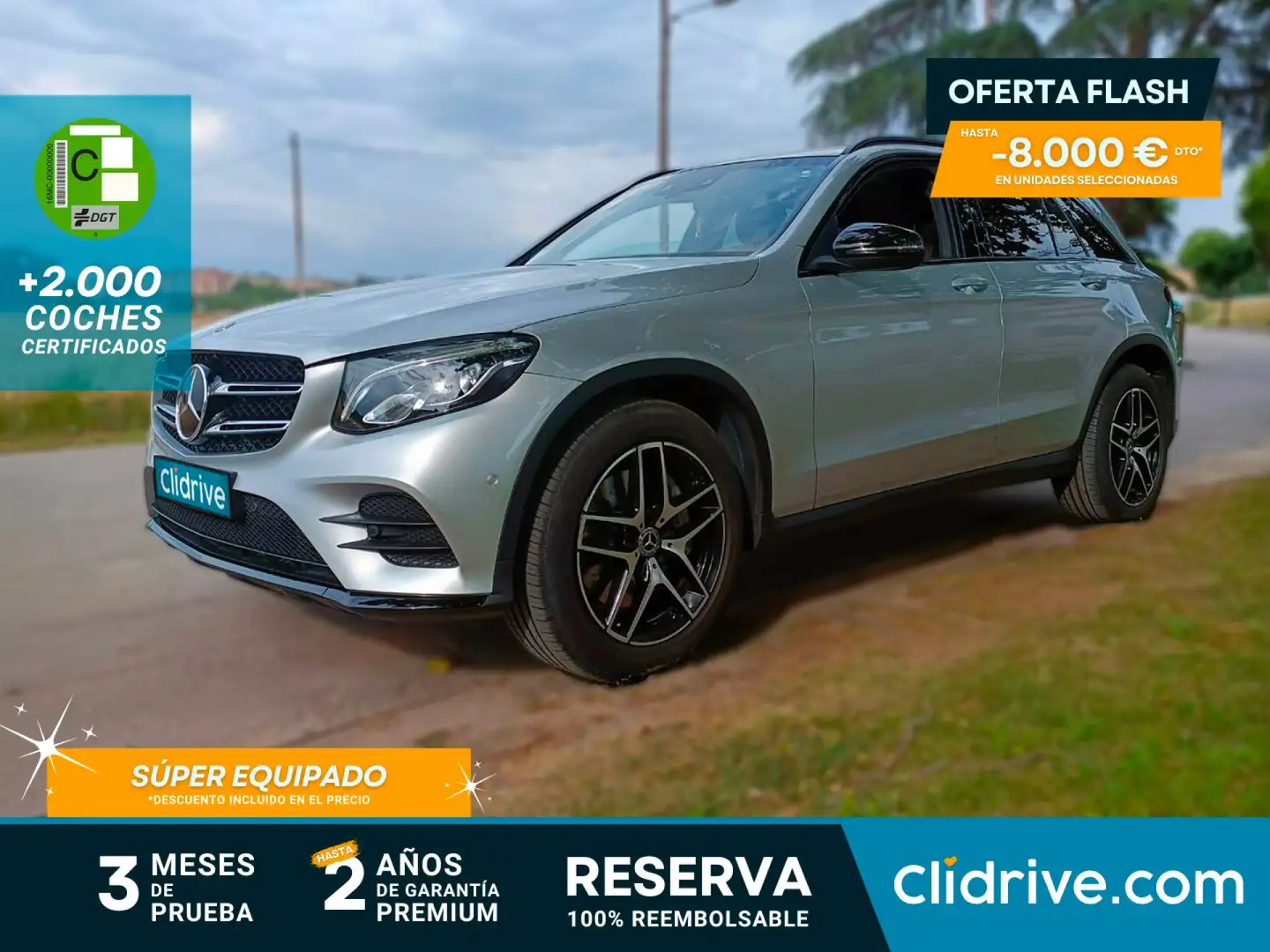 Mercedes-Benz GLC 250 250d 4Matic Aut. Gris - 1
