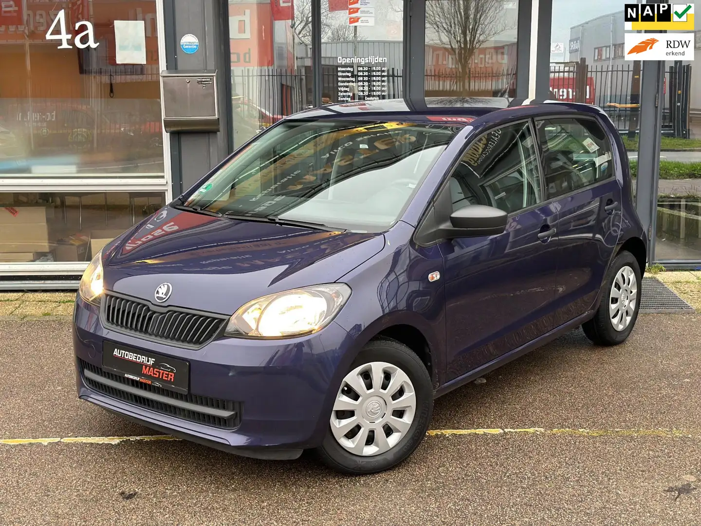Skoda Citigo Greentech 1.0 | Airco | 2017 | 5 Deurs Blauw - 1