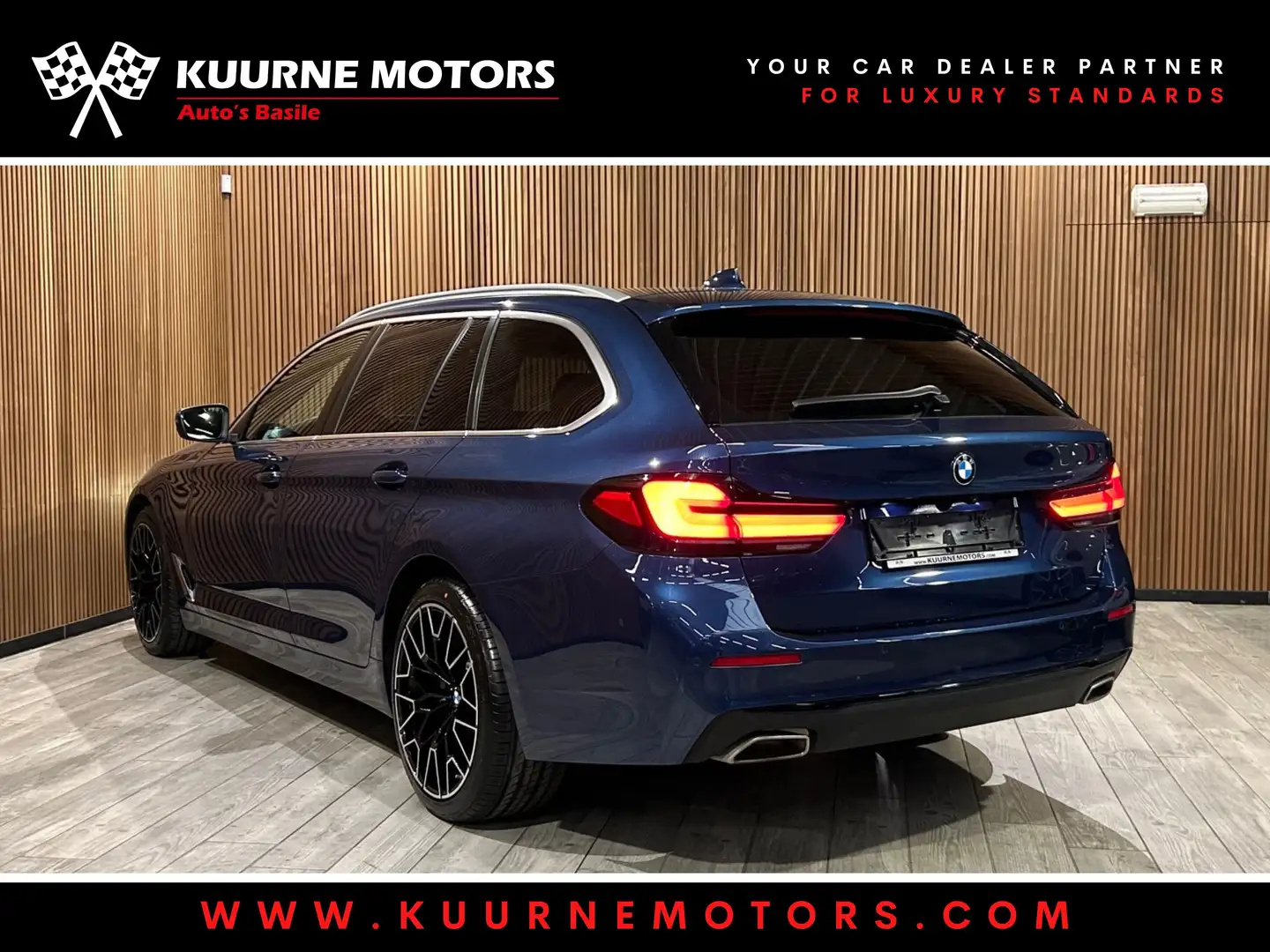 BMW 520 iA Touring Alu19"/Leder/Pano/Gps/Cam *1j garantie* Blu/Azzurro - 2