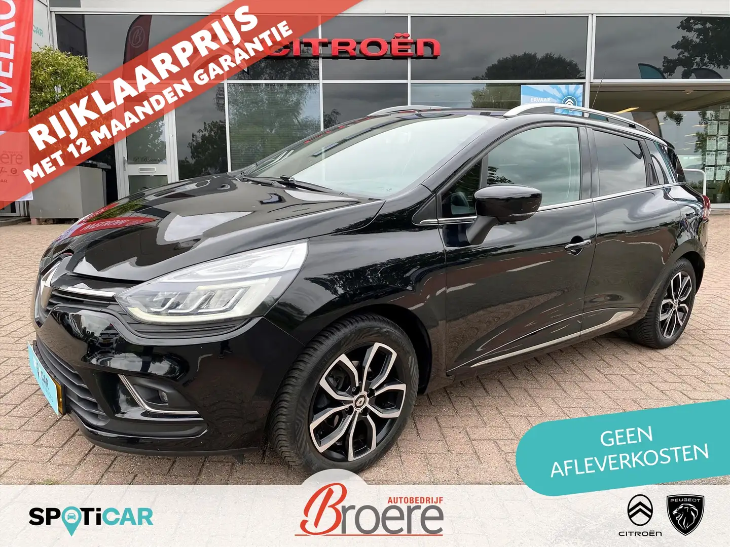 Renault Clio Estate TCe 90pk Limited | dab, apple, keyless, 16 Zwart - 1
