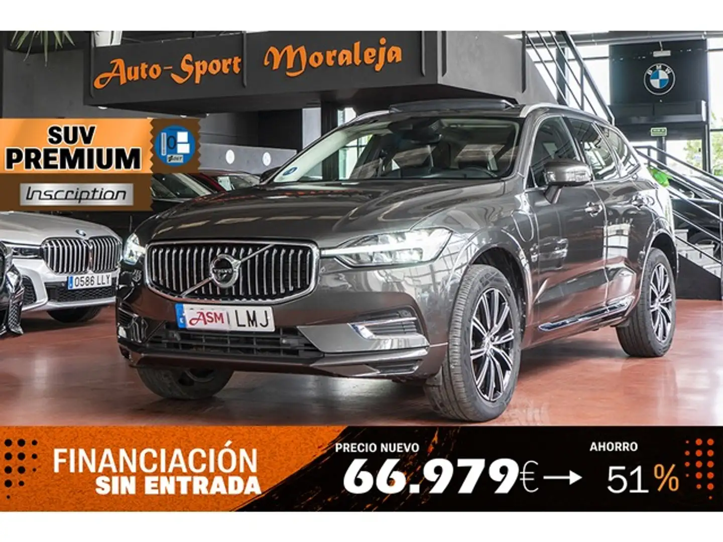 Volvo XC60 T6 Twin Recharge Inscription Grijs - 1