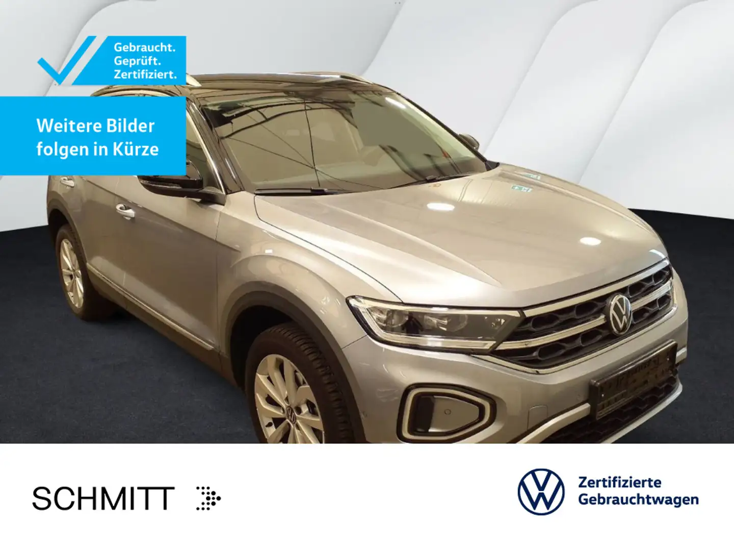 Volkswagen T-Roc T-ROC 1.5 TSI DSG STYLE*LED*AHK*NAVI*KLIMA*PDC*S Argent - 1