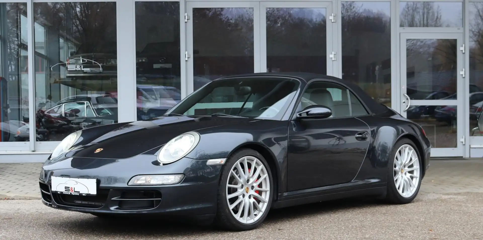Porsche 997 911 Carrera 4 S Cabrio Sport-Chrono / Bose Gris - 1
