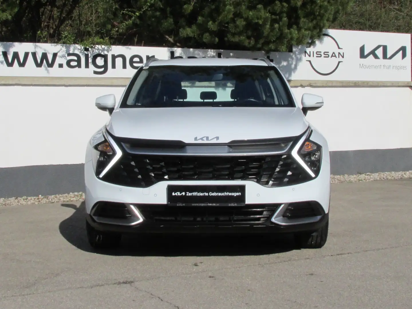 Kia Sportage 1,6 TGDI 48V DCT Silber Weiß - 2