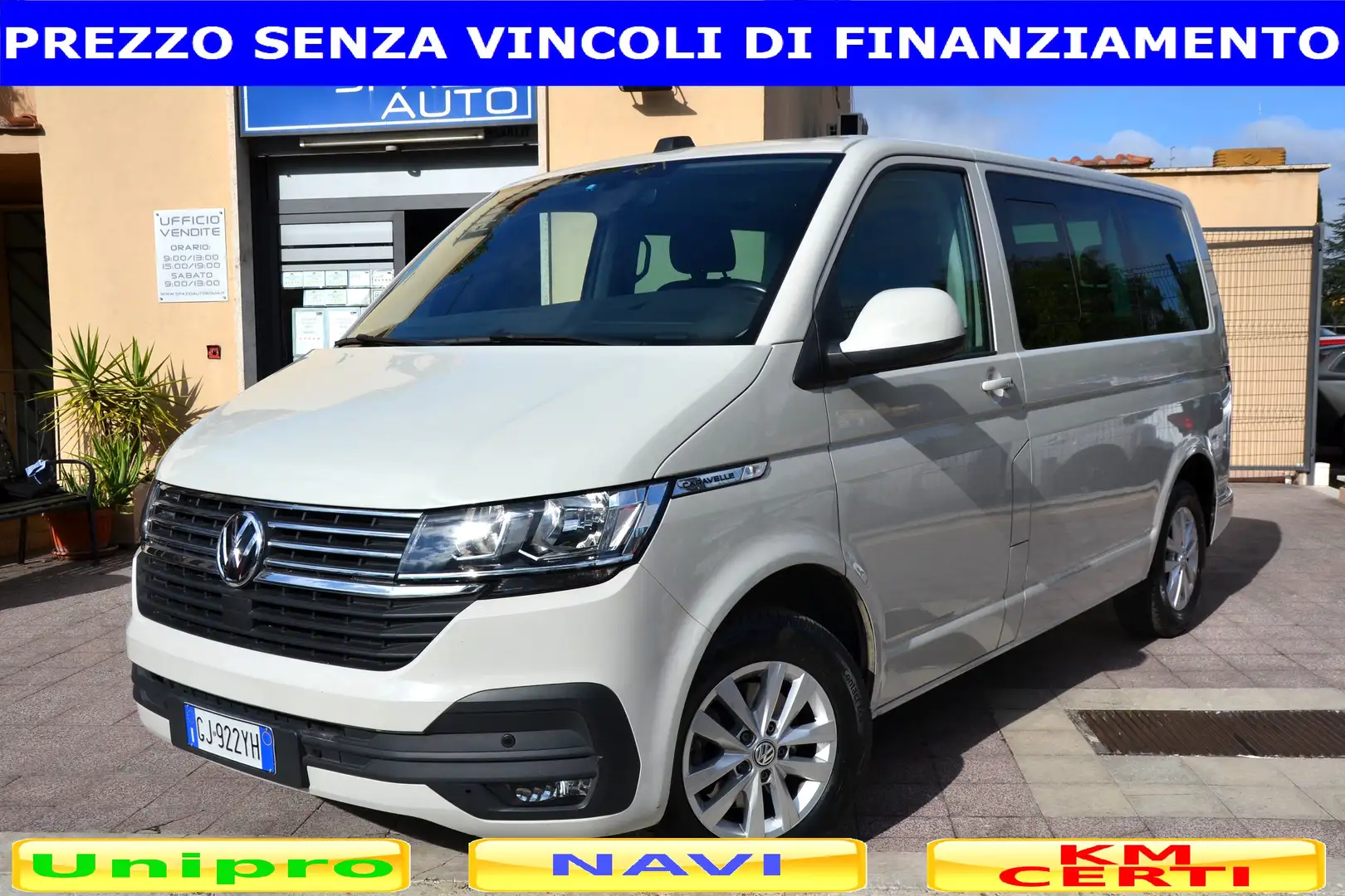 Volkswagen T6.1 Caravelle 2.0 TDI 150CV AUT.**IVA INCLUSA**+NAVI+PDC+CRUISE Beige - 2