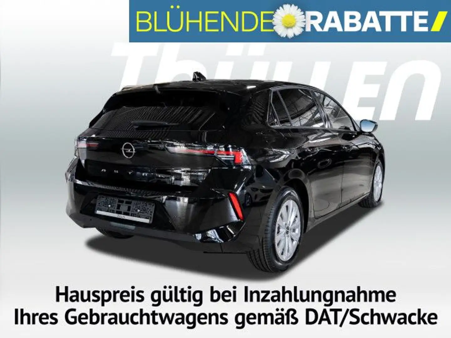Opel Astra 1.2 Edition Automatik Komfortpaket Bluetooth Schwarz - 2