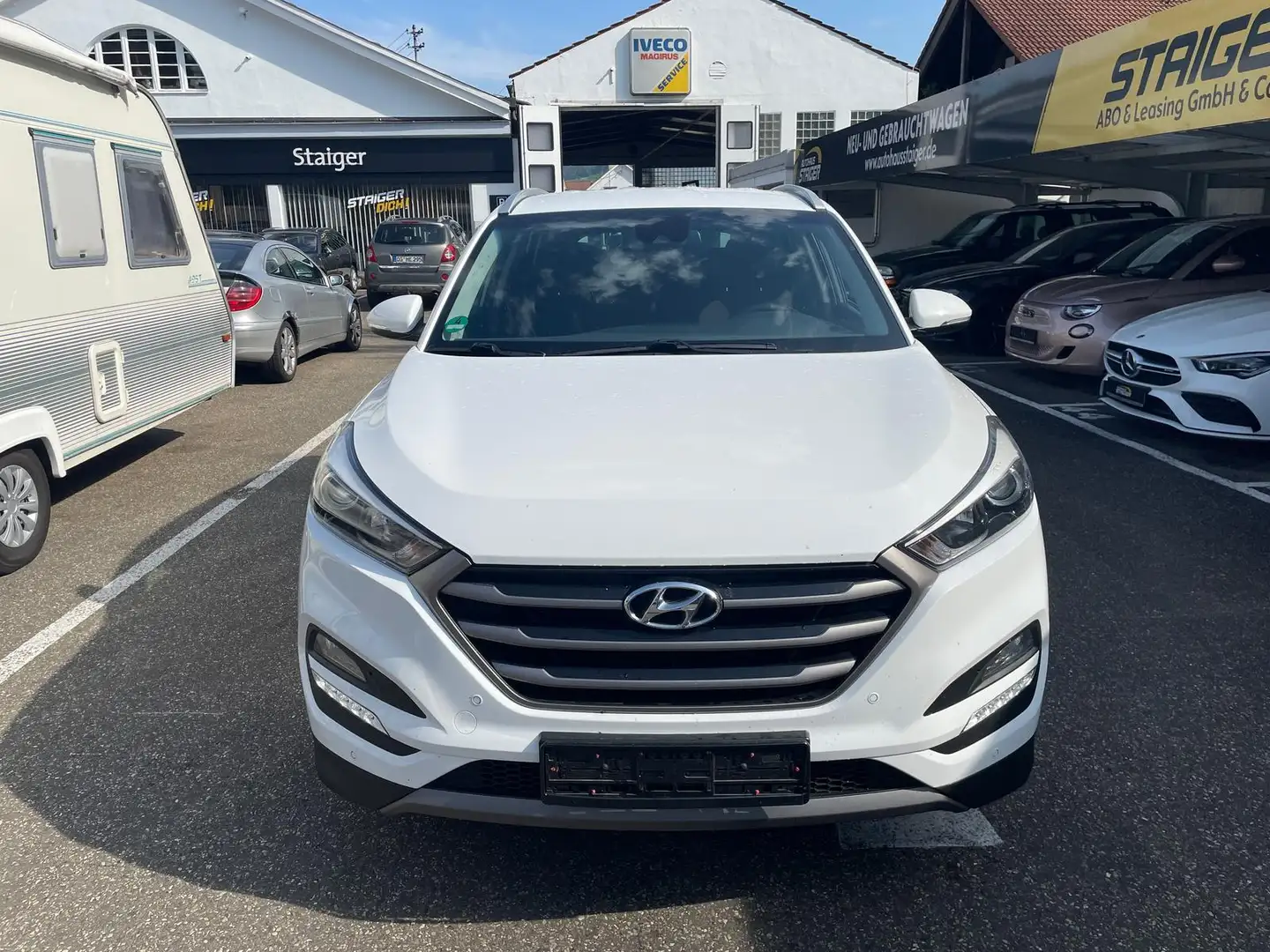 Hyundai TUCSON 1.6+Rückfahrkamera+Sitzheizung+ Weiß - 2