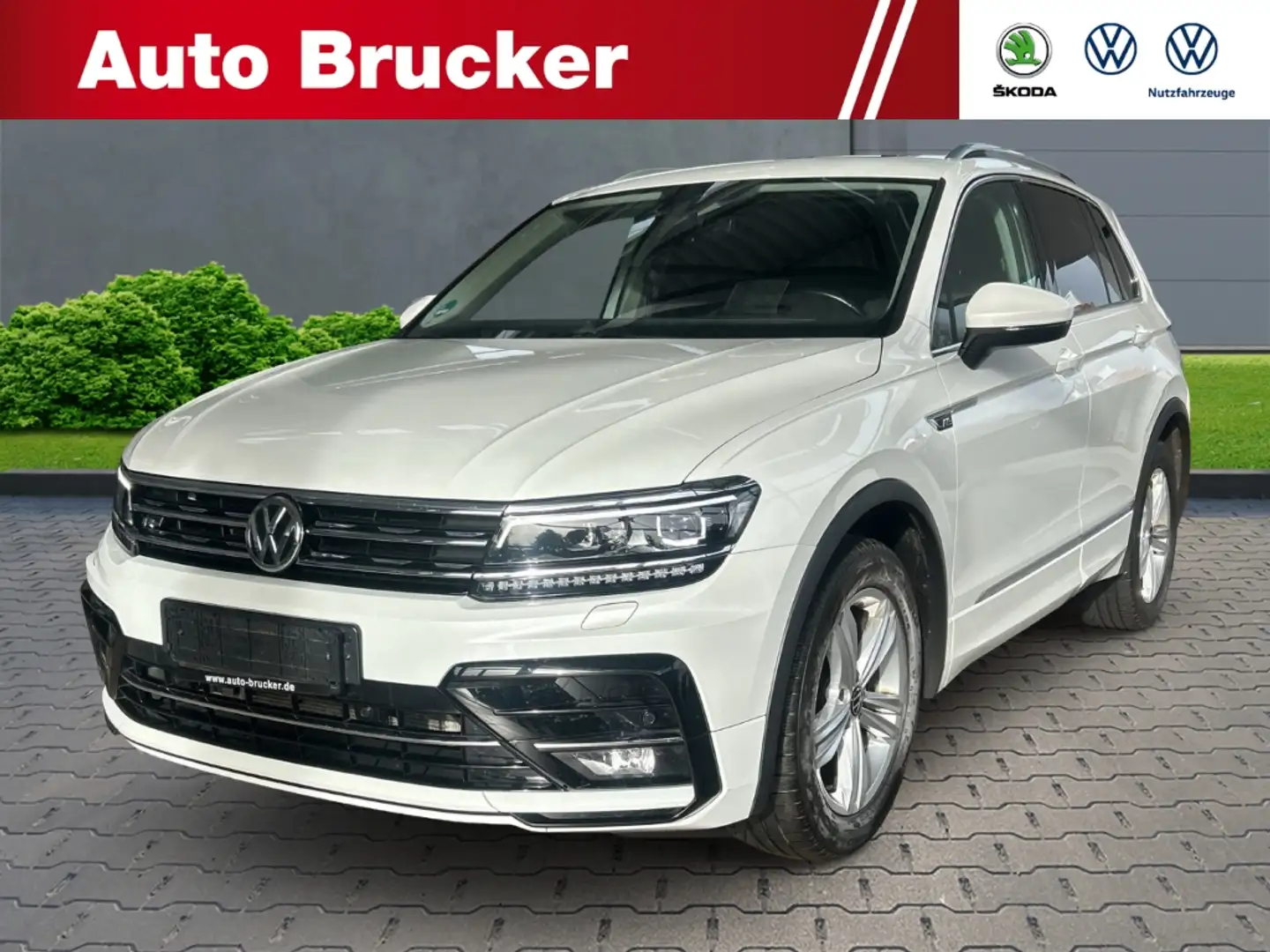 Volkswagen Tiguan Highline 4Motion LED+3-Zonen-Klima+Head-Up+Massage Weiß - 1