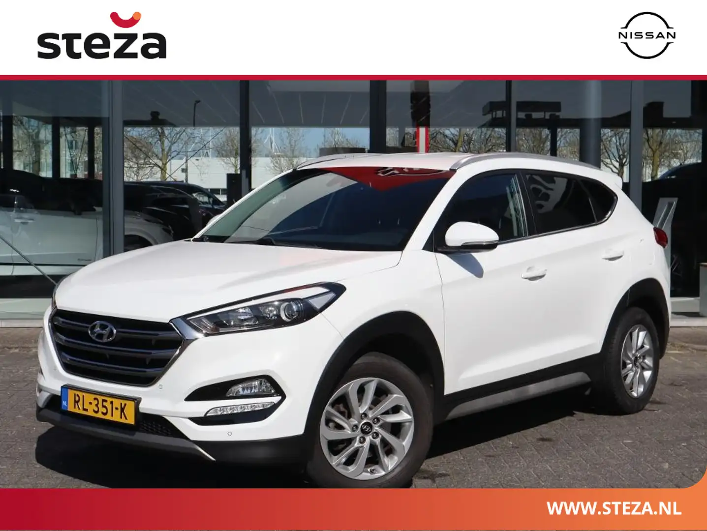 Hyundai TUCSON 1.6 GDi Comfort | Trekhaak | Parkeersensoren | Wit - 1