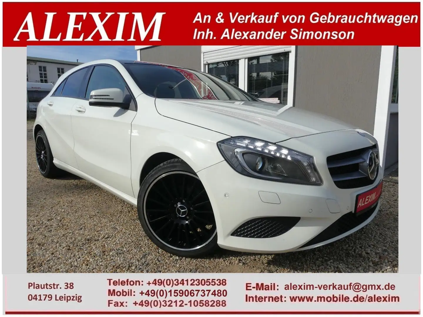 Mercedes-Benz A 220 CDI/Navi/Xenon/Panorama/Kamera bijela - 1