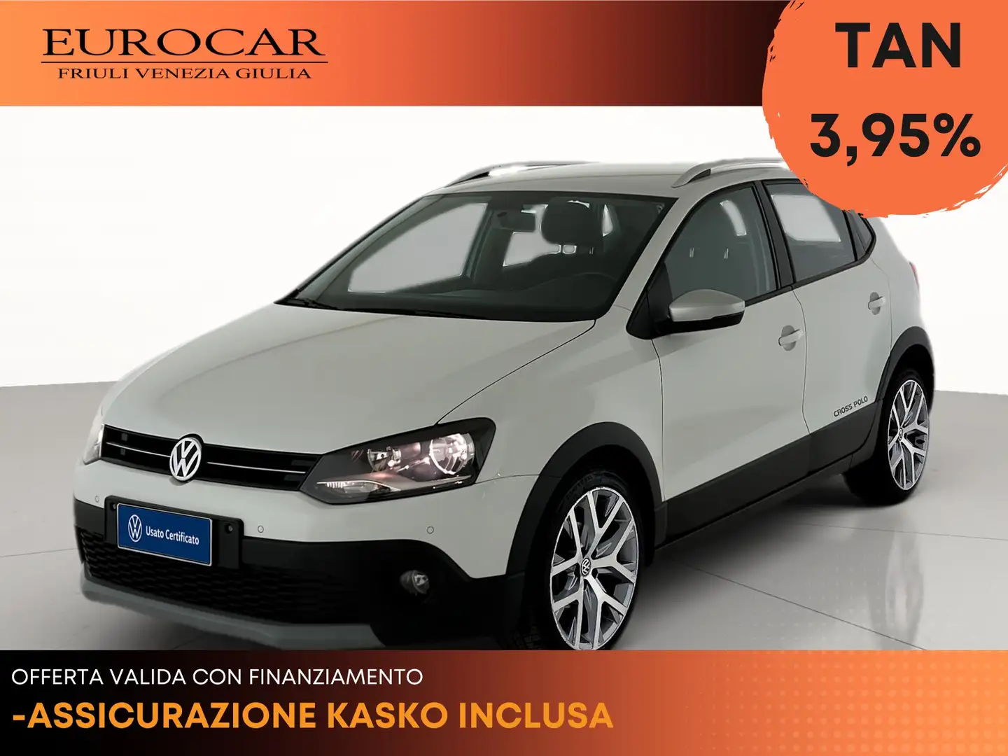 Volkswagen Polo Cross 5p 1.4 tdi bm cross dsg Blanc - 1