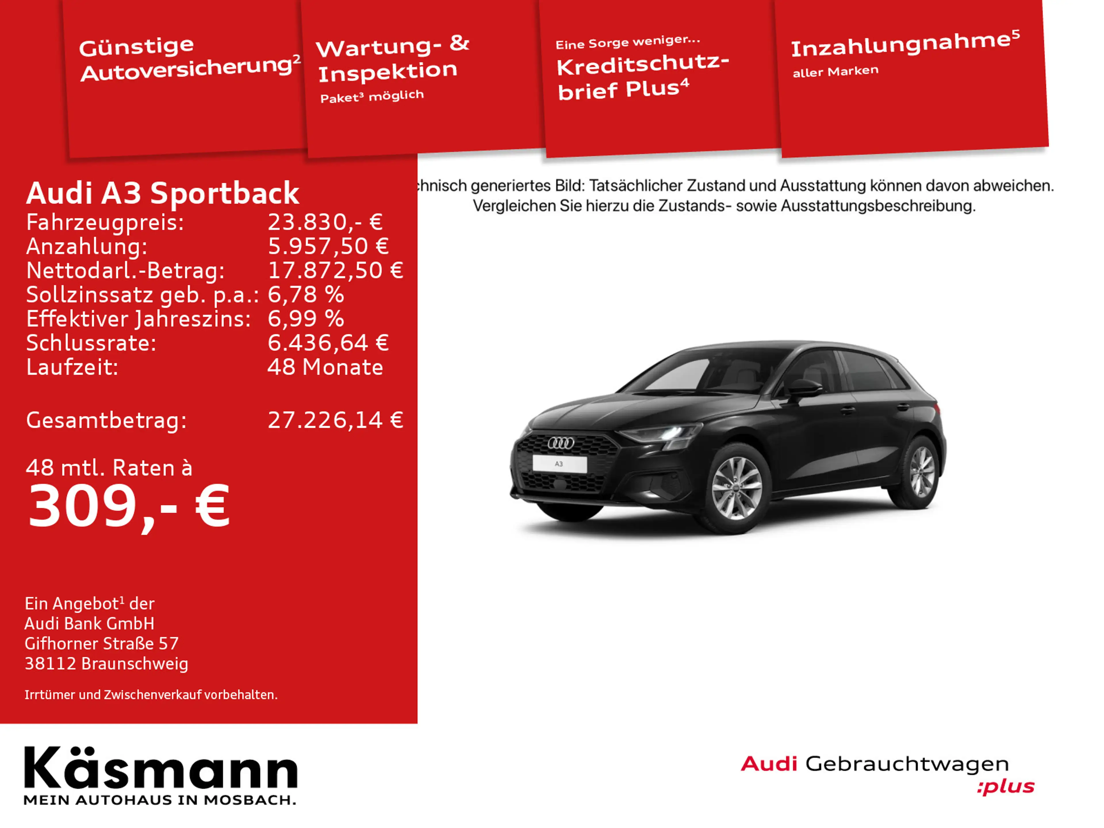 Audi A3 30TFSI PDC SHZ SMARTPHONE INTERFACE — photo 2
