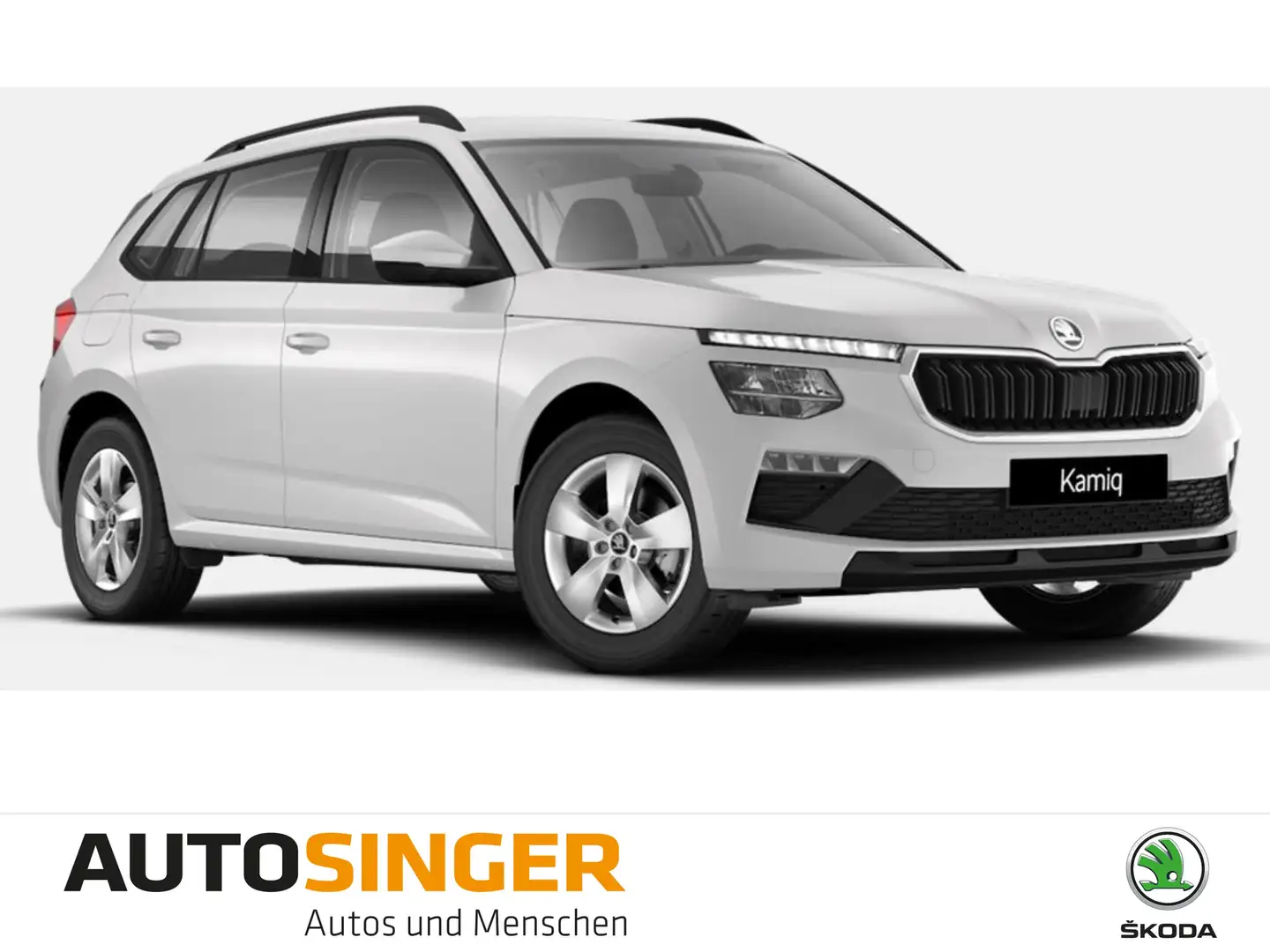 Skoda Kamiq Essence 1.0 TSI *LED*AHK*GRA*DIGITAL*SHZ* Wit - 1