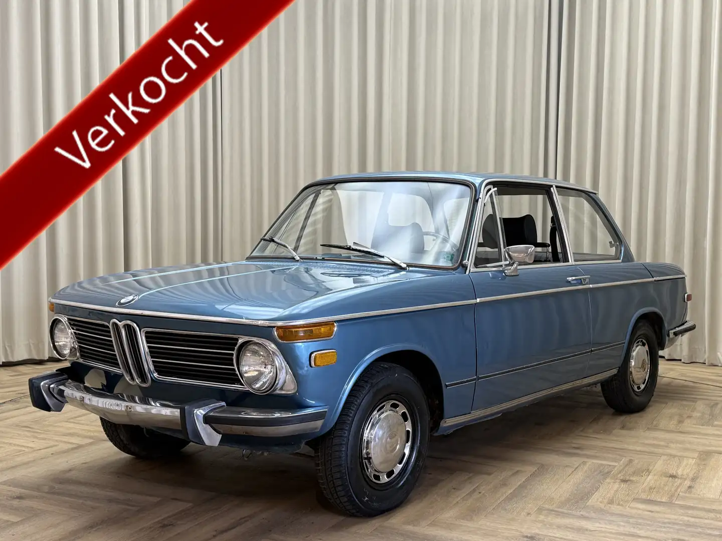 BMW 2002 02-serie Coupé / Riviera Blue / 1973 / Roundie / D Kék - 1