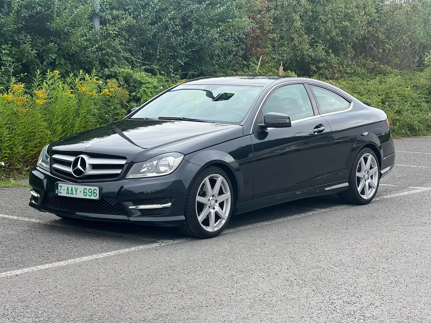 Mercedes-Benz C 180 BE Coupé BENZINE 2014 amg pack Grijs - 1