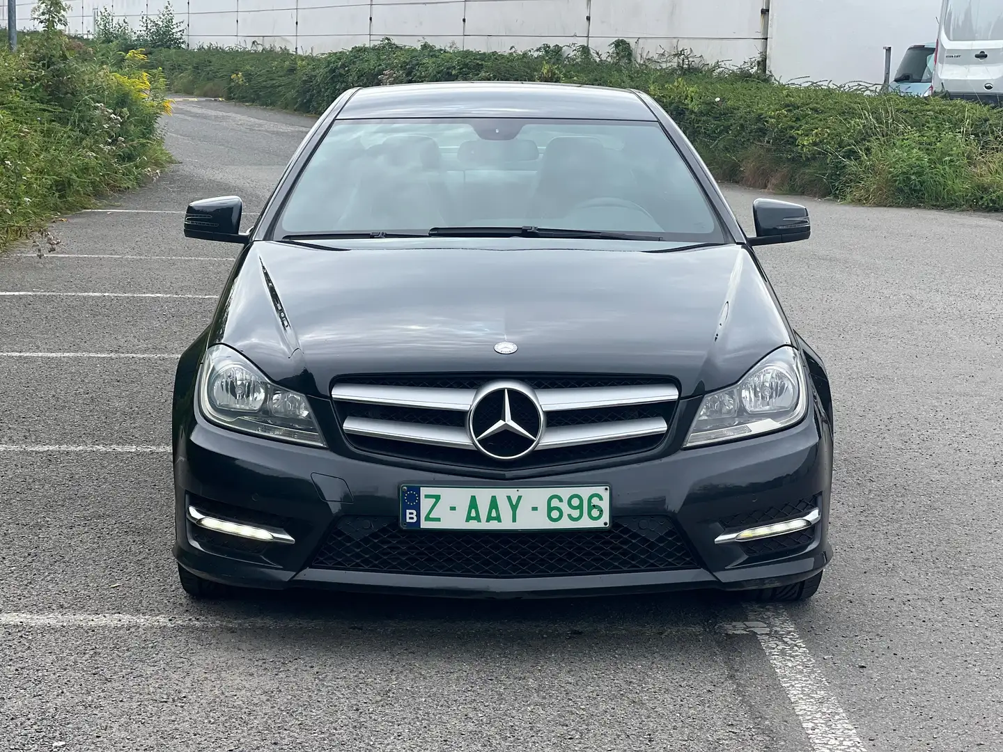Mercedes-Benz C 180 BE Coupé BENZINE 2014 amg pack Grijs - 2