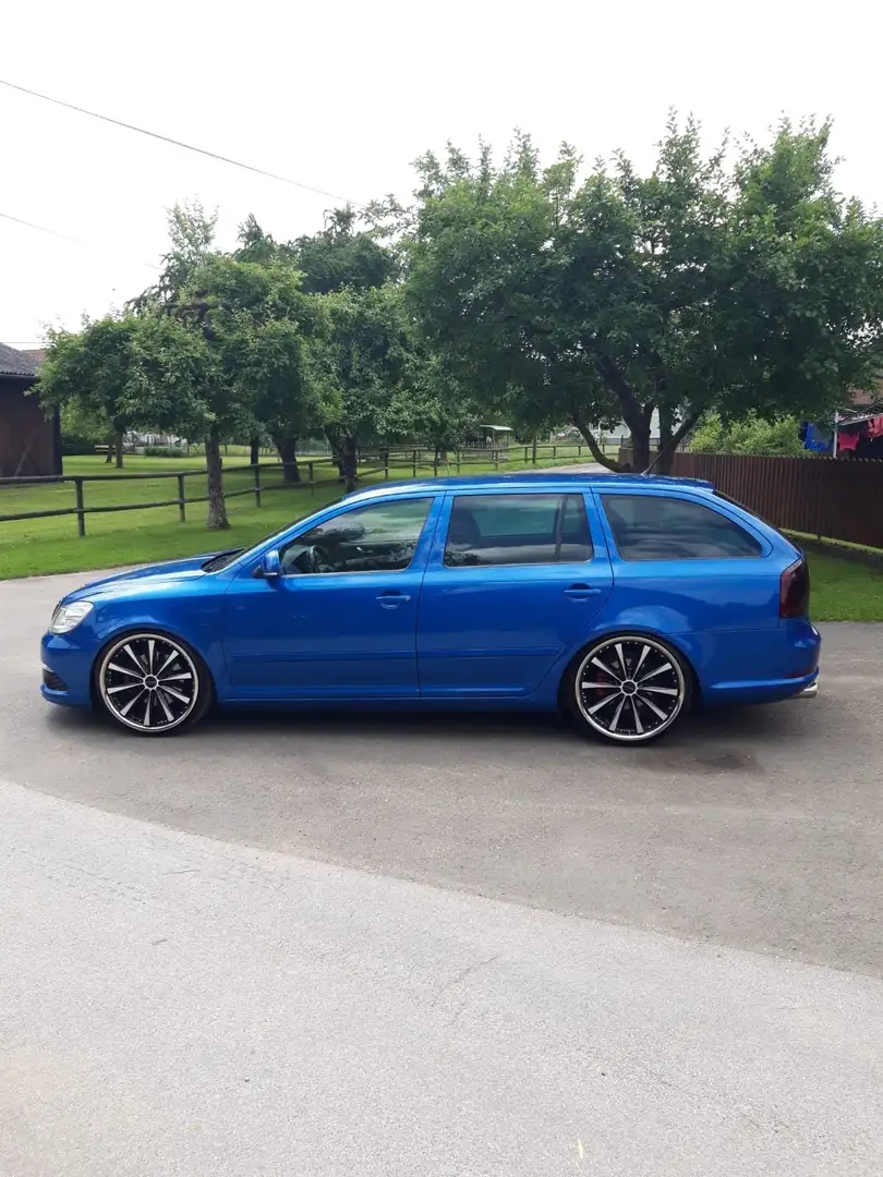 Skoda Octavia Combi RS FSI Turbo Blauw - 1