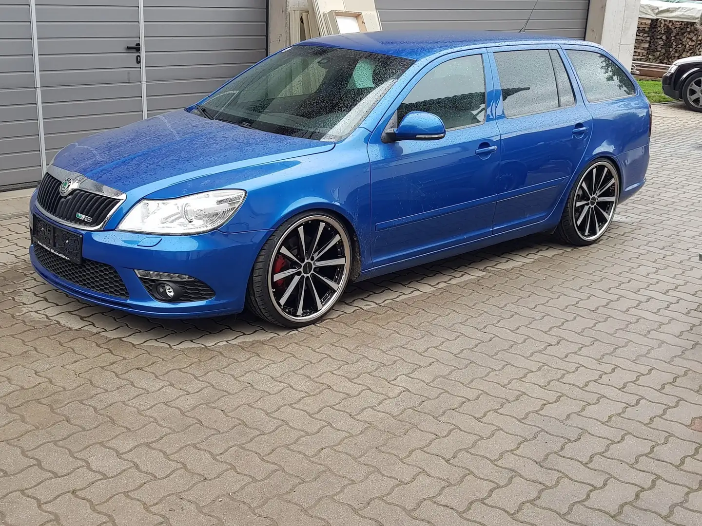 Skoda Octavia Combi RS FSI Turbo Blauw - 2