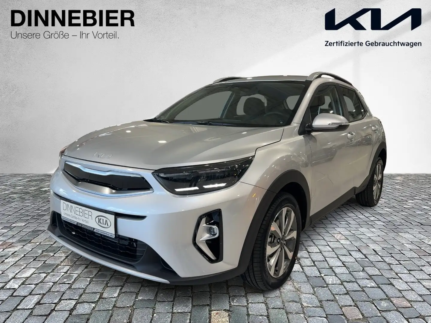 Kia Stonic 1.0T 100 DCT VISION LED FLA KlimaA Navi Silber - 2