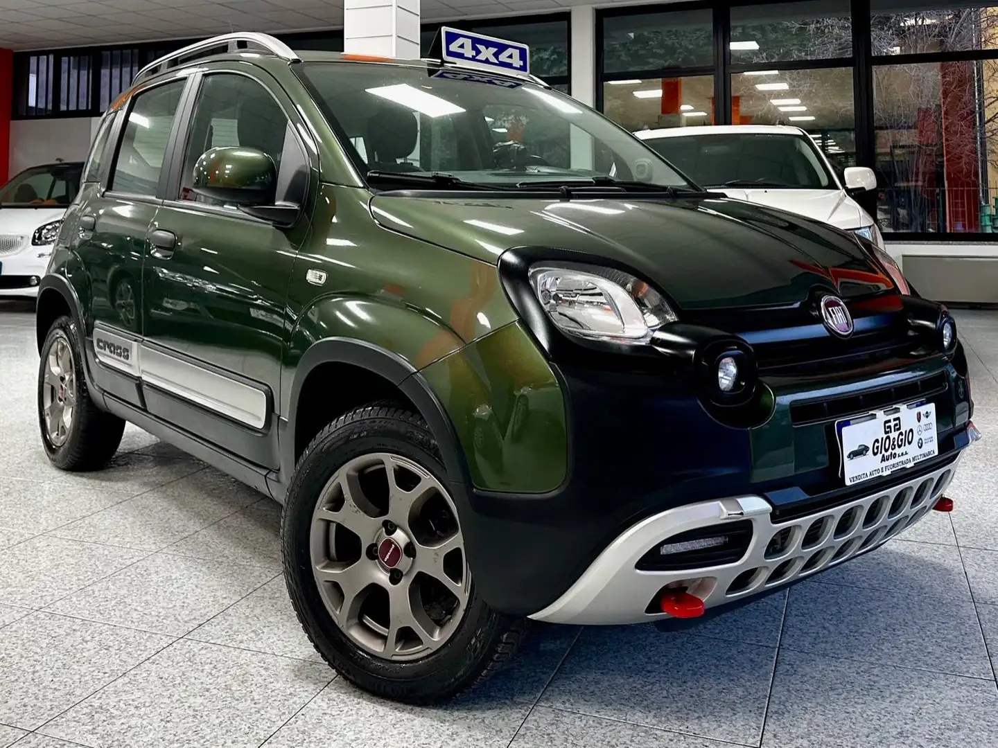 Fiat Panda 1.3 mjt 16v Cross 4x4 s Зелений - 2