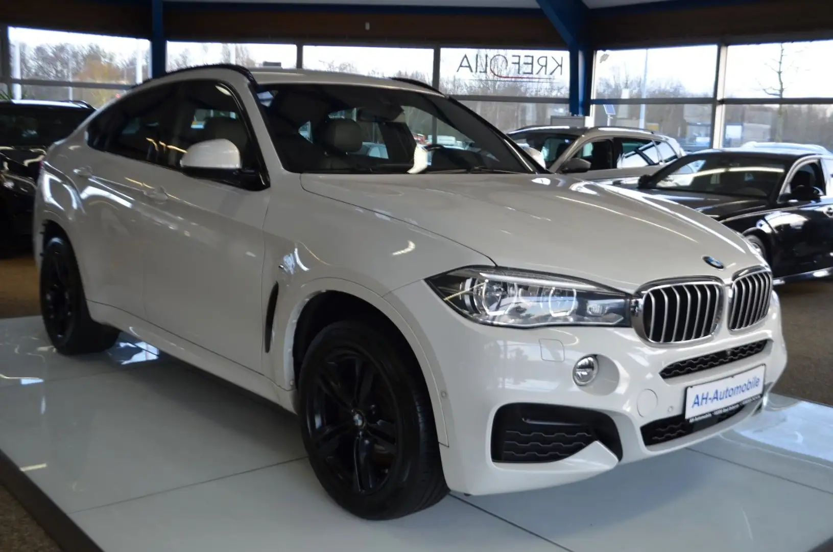 BMW X6 xDrive 40 d M-PAKET HEAD-UP / R-KAM / LEDER White - 2
