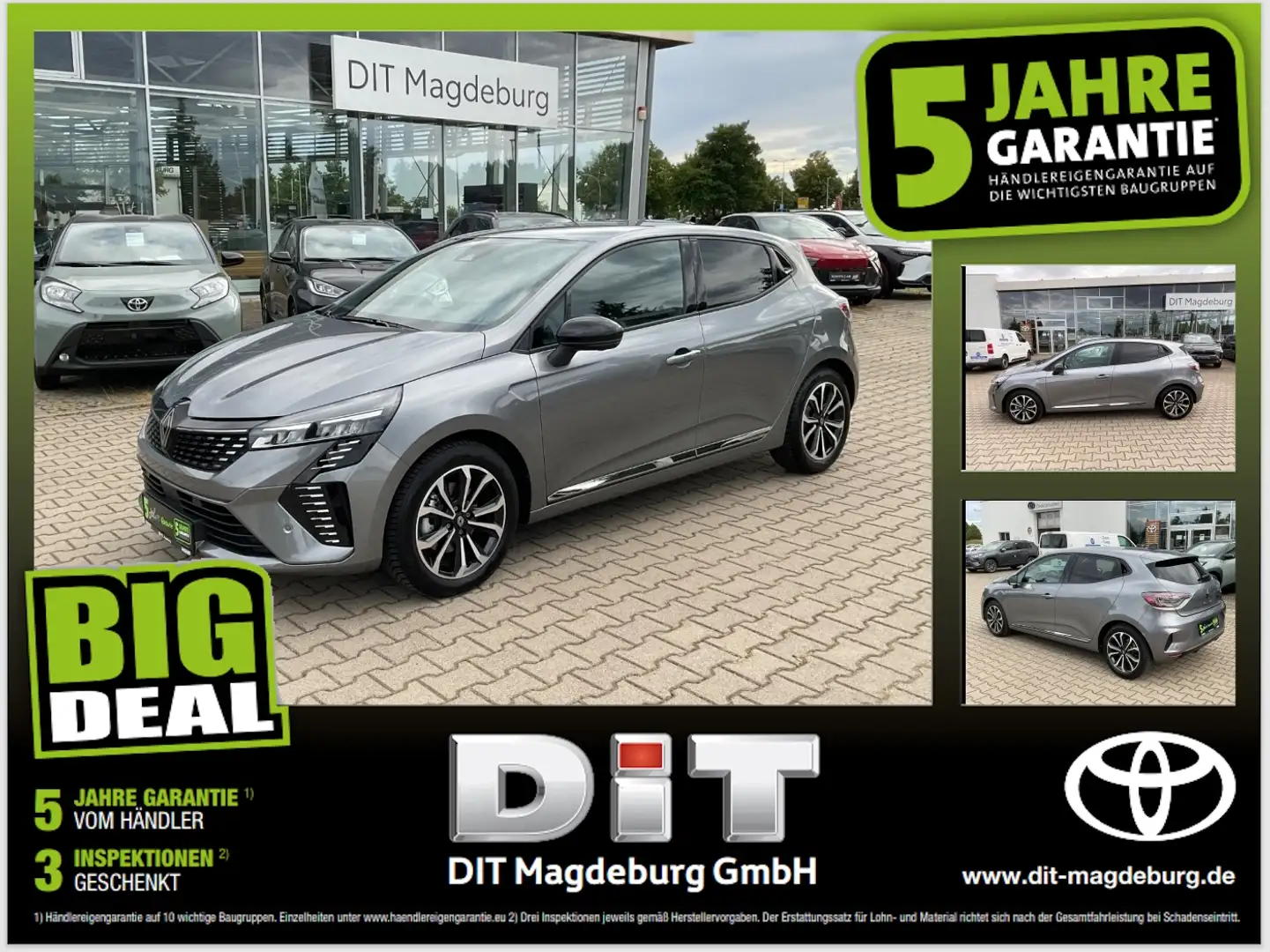Renault Clio V 1.6 E-TECH 145 Allwetter,Carplay,LED Grau - 1