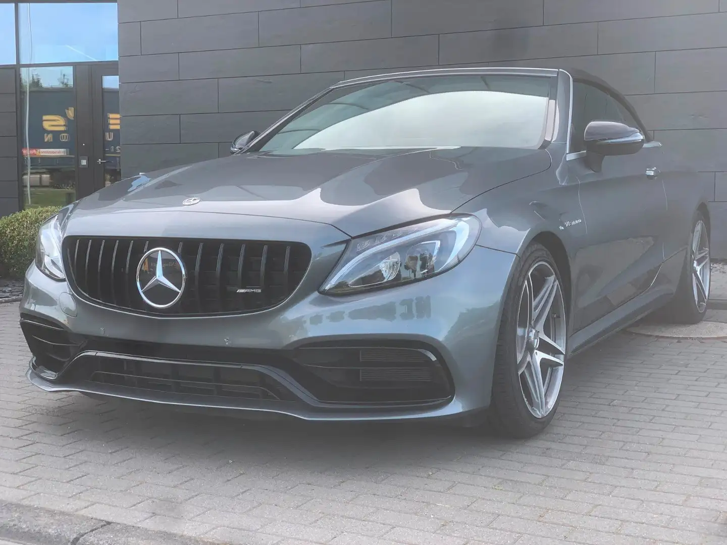 Mercedes-Benz C 63 AMG C Klasse Cabrio C 63 AMG Burmester  LED Garantie Gris - 2