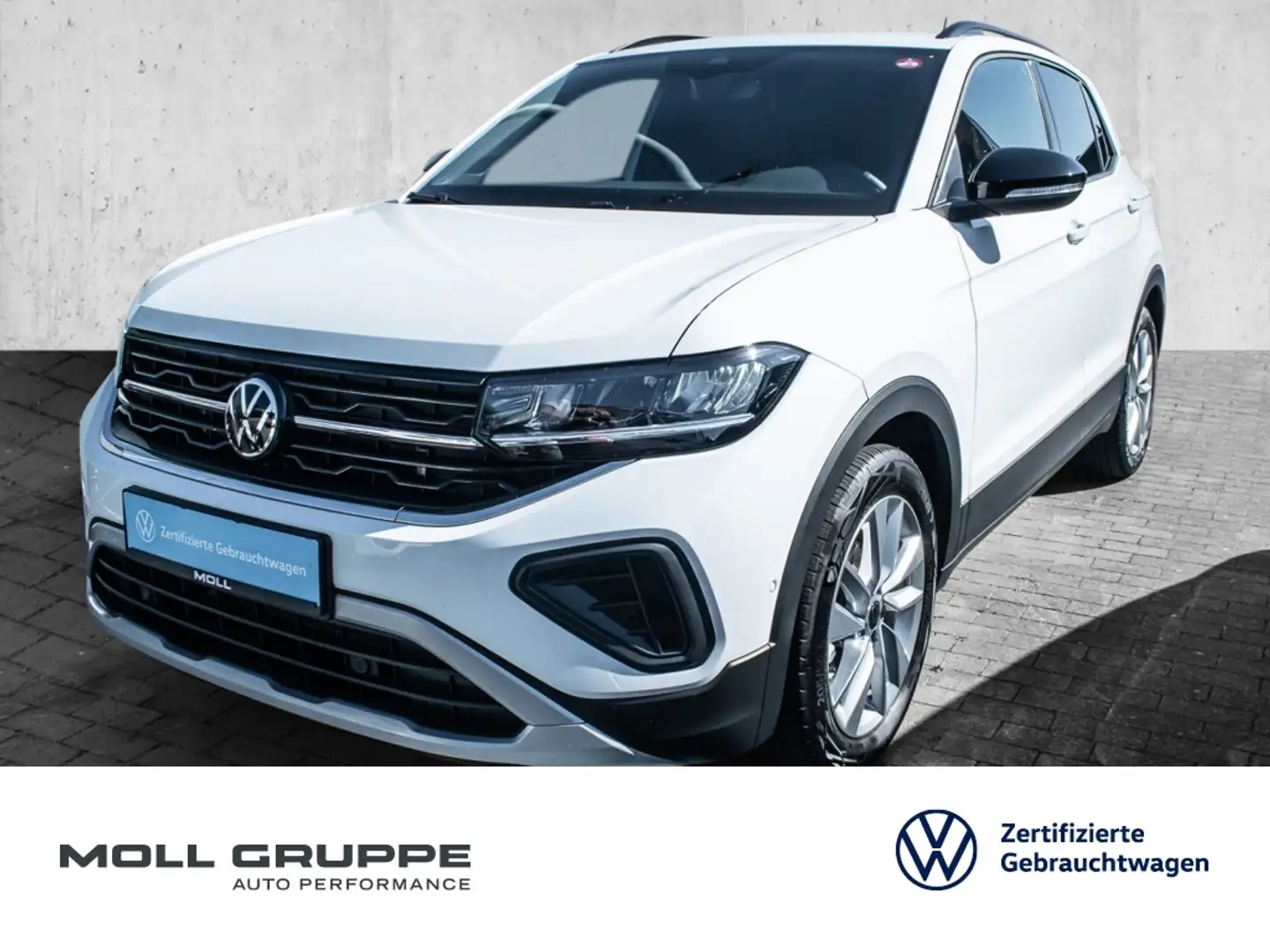 Volkswagen T-Cross 1.5 TSI DSG Life MATRIX 2xKLIMA ACC AUT Weiß - 1