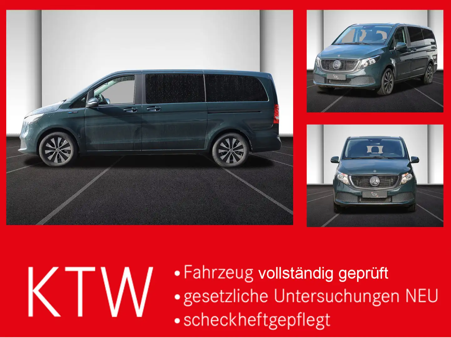 Mercedes-Benz EQV 300 lang,7Sitze,2xelektr.Schiebetür,EasyPack Vert - 1