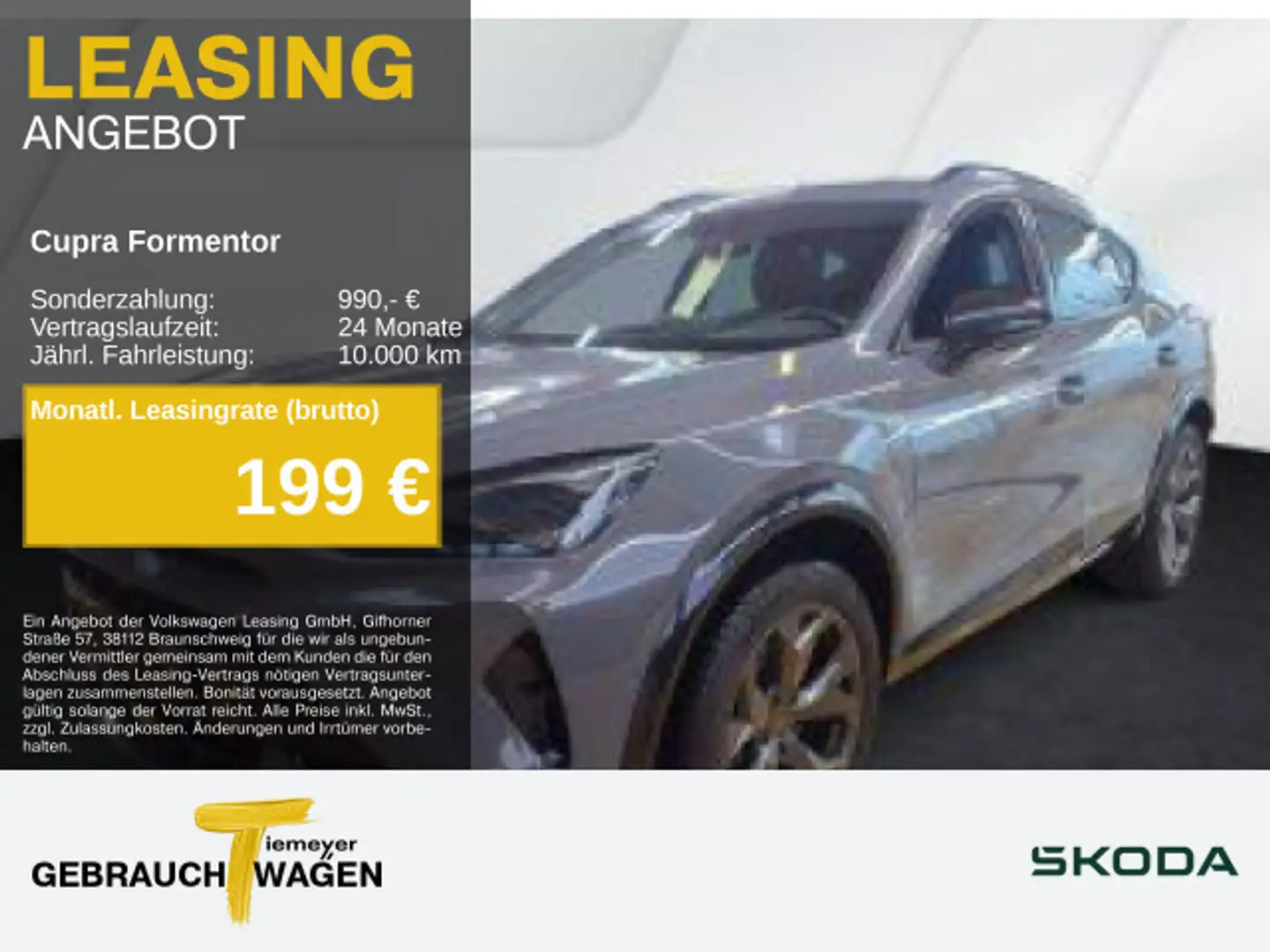 CUPRA Formentor 1.5 eTSI DSG SIDE-ASSIST 360° eKLAPPE Grau - 1