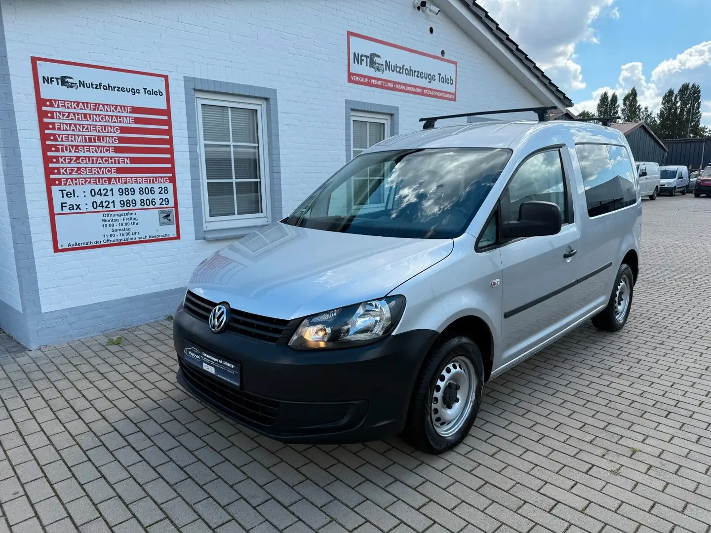 Volkswagen Caddy 2HAND/VOLLVERGLAST/KLIMA/NAVI/106Tkm/TEMP. Silber - 1