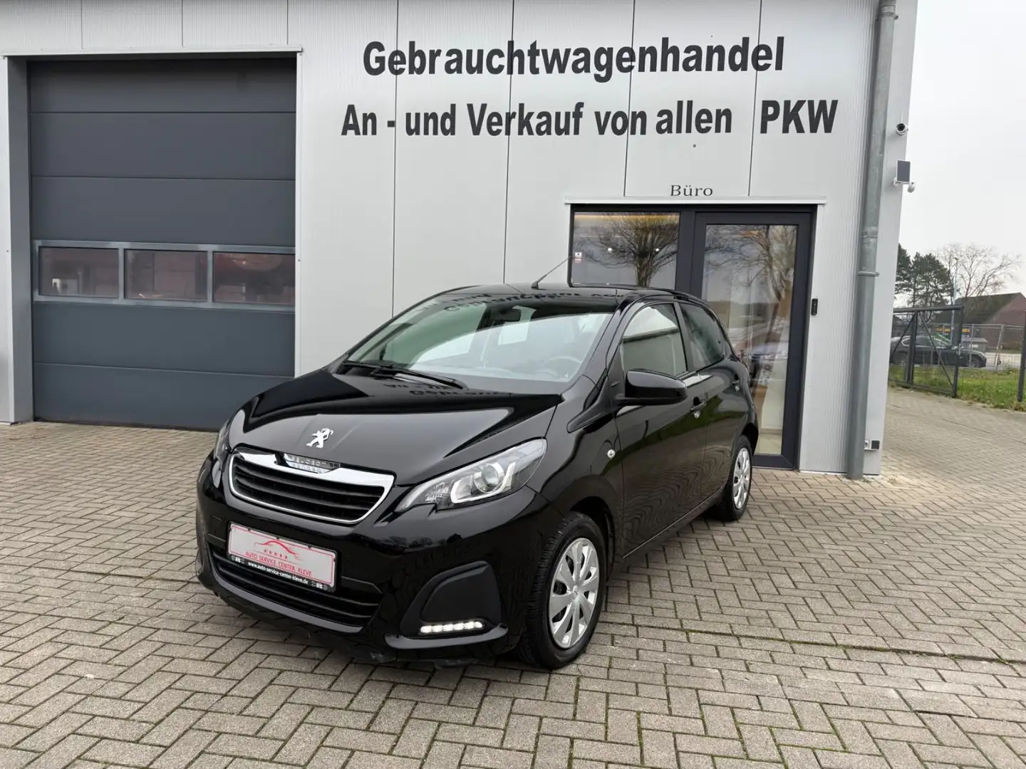 Peugeot 108 Active*1HAND*SCHECKHEFT*GJREIFEN*KLIMA*MWST Schwarz - 1