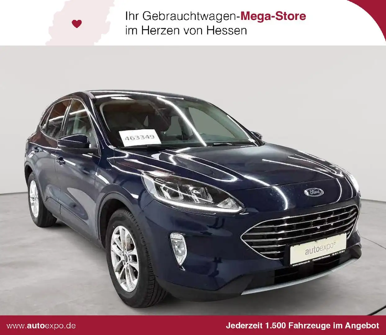 Ford Kuga Kuga 2.0 EcoBlue 4x4 Aut. TITANIUM AHK Bleu - 1