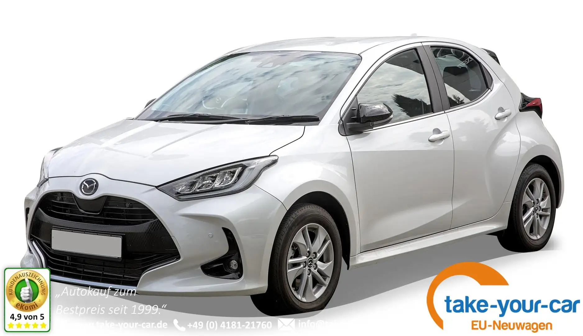 Mazda 2 Hybrid Prime-Line KAMERA+ACC+KLIMA+APPLE CARPLA... - 1