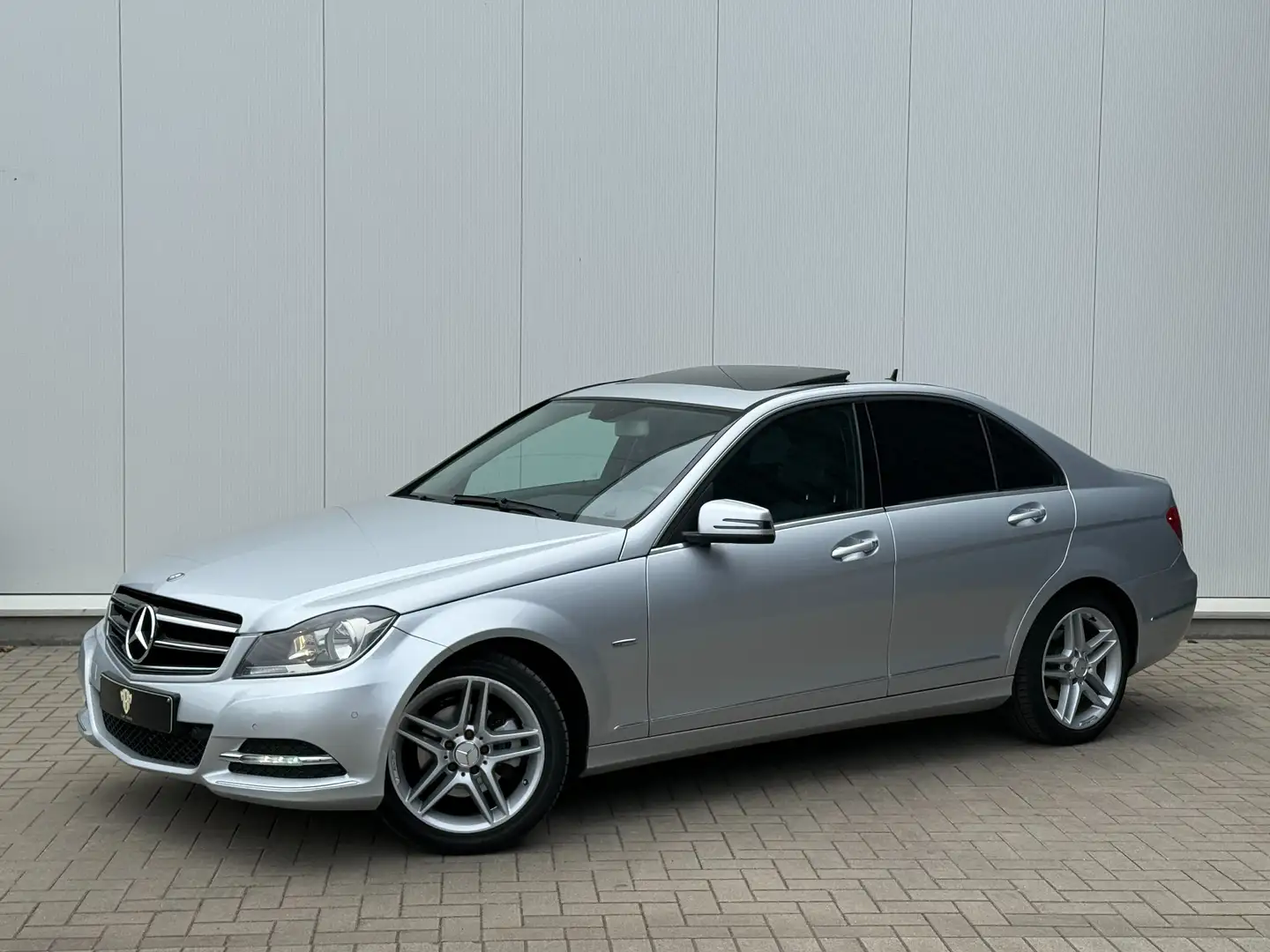 Mercedes-Benz C 200 ✅ CDI 7G-TRONIC Avantgarde Opendak Zetelv PDC Argent - 1