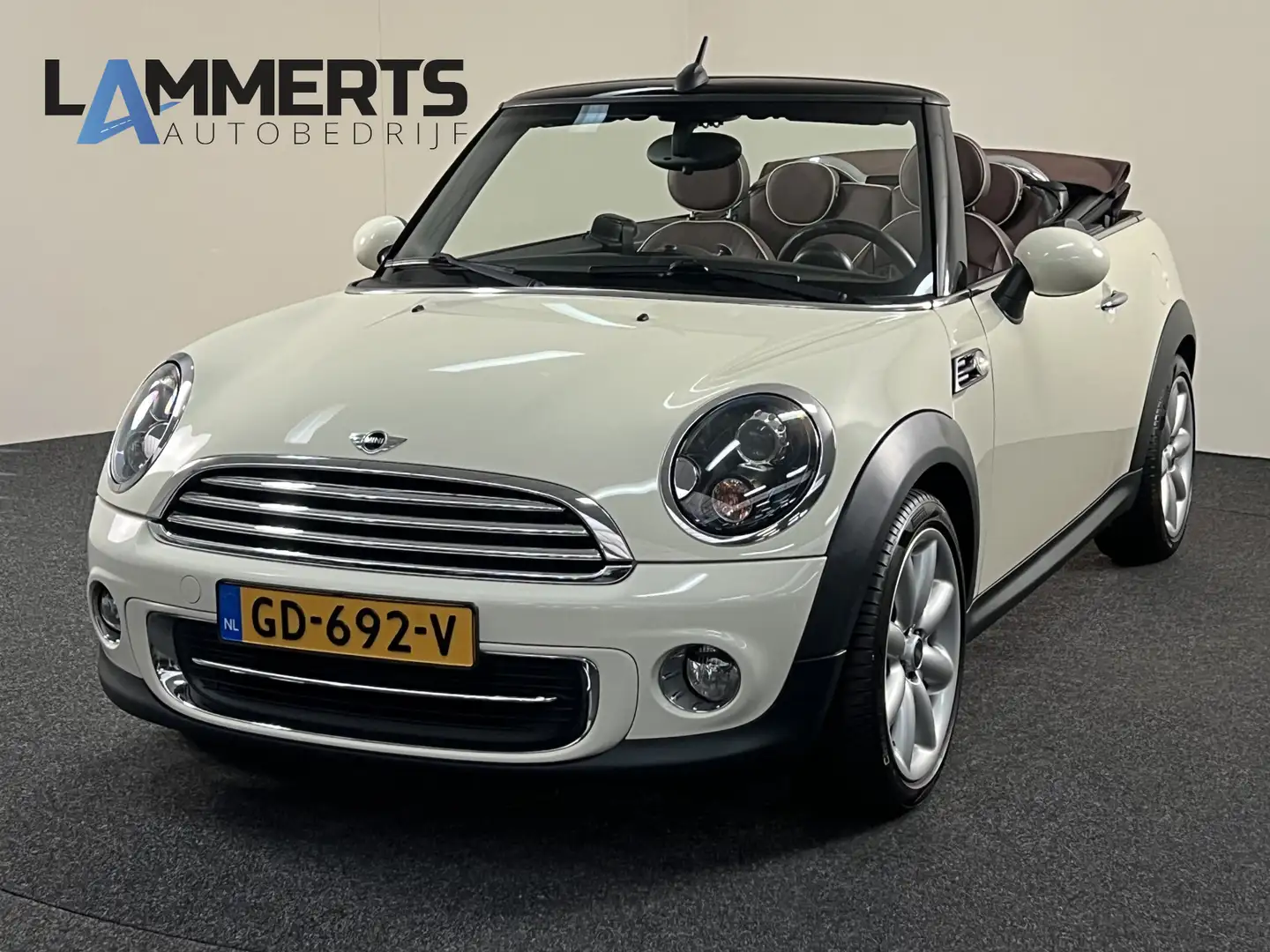 MINI Cooper Cabrio Mini 1.6 Chrome line pakket binnen- en buiten / Sm Wit - 1