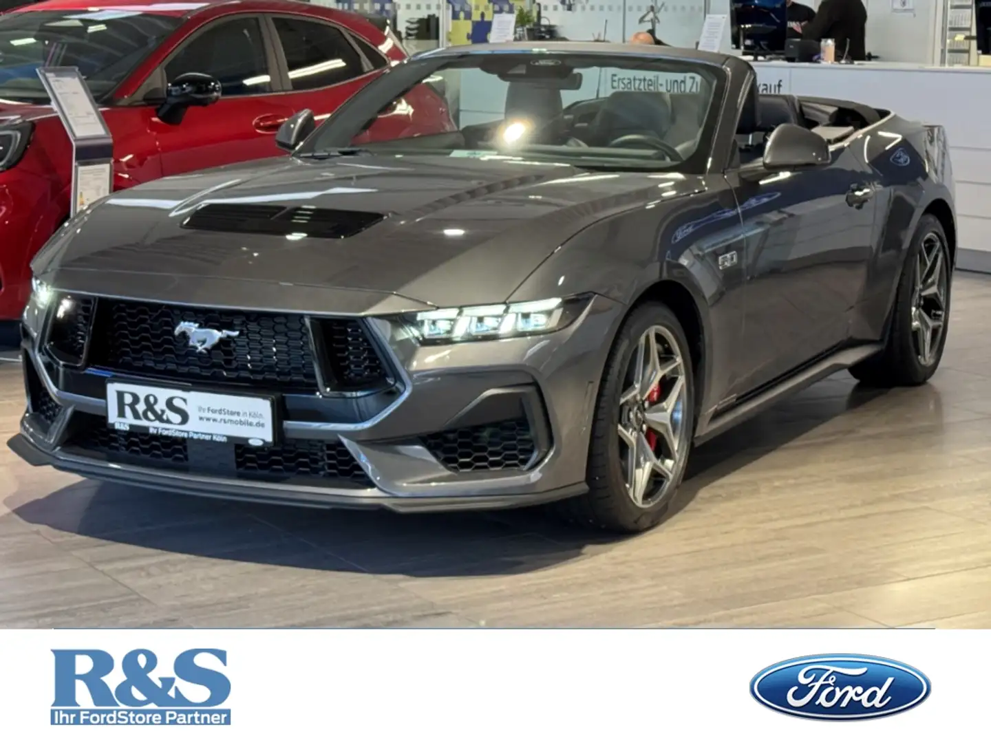 Ford Mustang GT Convertible Sportabgasanlage+B&O+LED+Temomat+Na Grau - 1