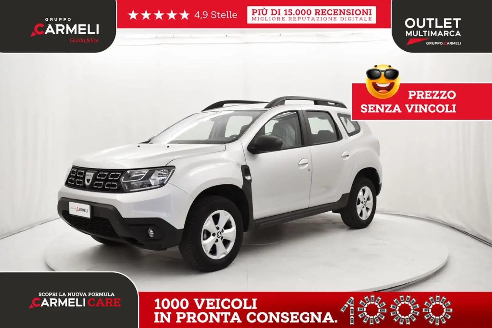 Dacia Duster 1.5 dci Comfort 4x2 s&s 110cv edc Grijs - 1