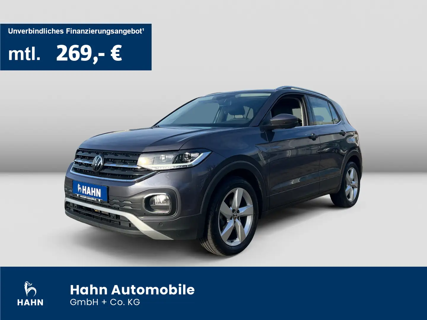 Volkswagen T-Cross 1.0TSI Style DSG AHK Navi PDC Climatr Grau - 1