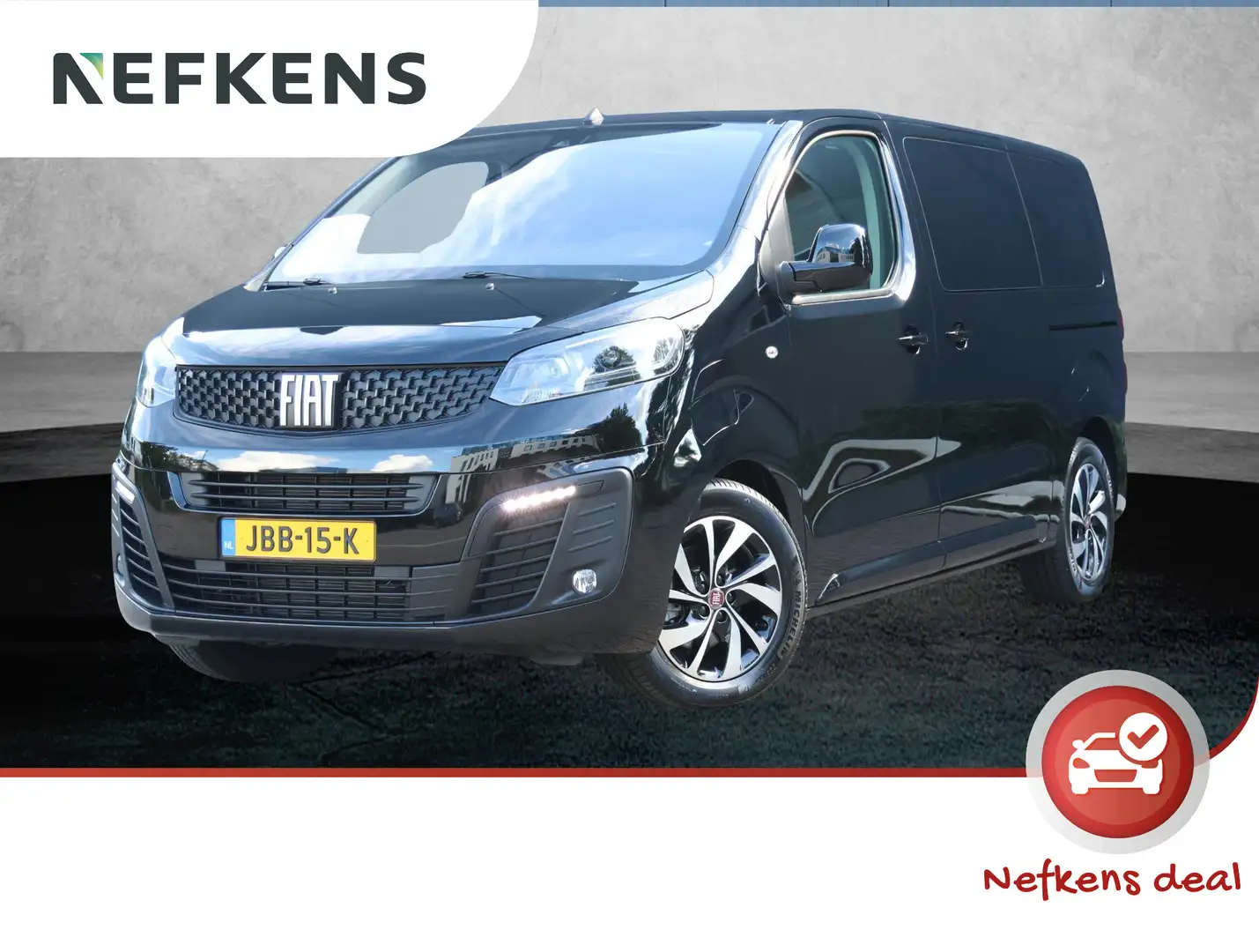 Fiat E-Ulysse E-Scudo L2H1 75kWh | 8-zitter | Panoramadak | Acht Чорний - 1