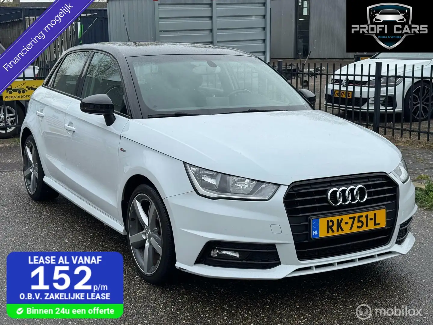 Audi A1 Sportback 1.0 TFSI Sport S line NW APK Wit - 1