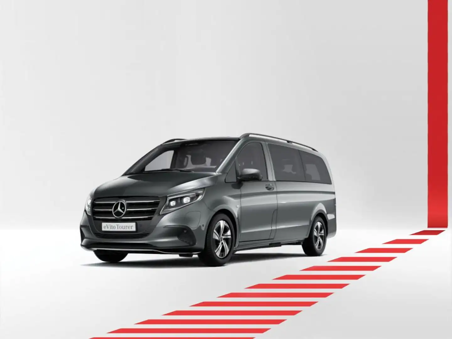 Mercedes-Benz Vito e 129 TOURER PRO LED DISTRO MBUX 360°KAMERA Grau - 1