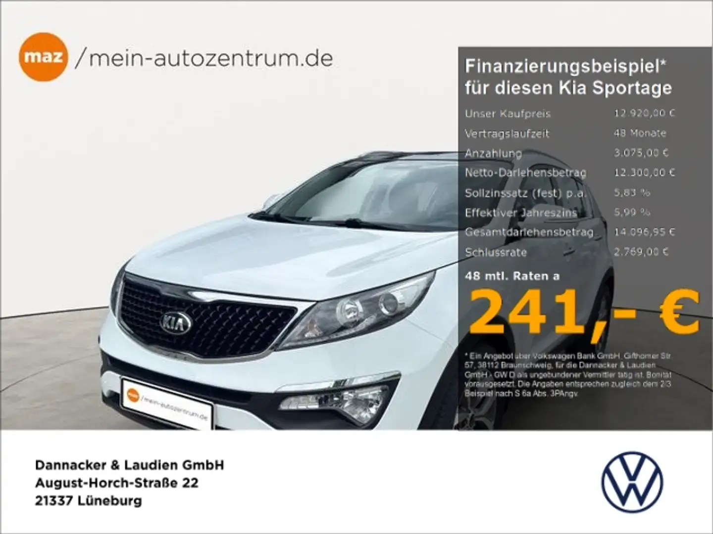 Kia Sportage 1.6 GDI 2WD Alu Pano PDC Sitzheizung Ka Bianco - 1