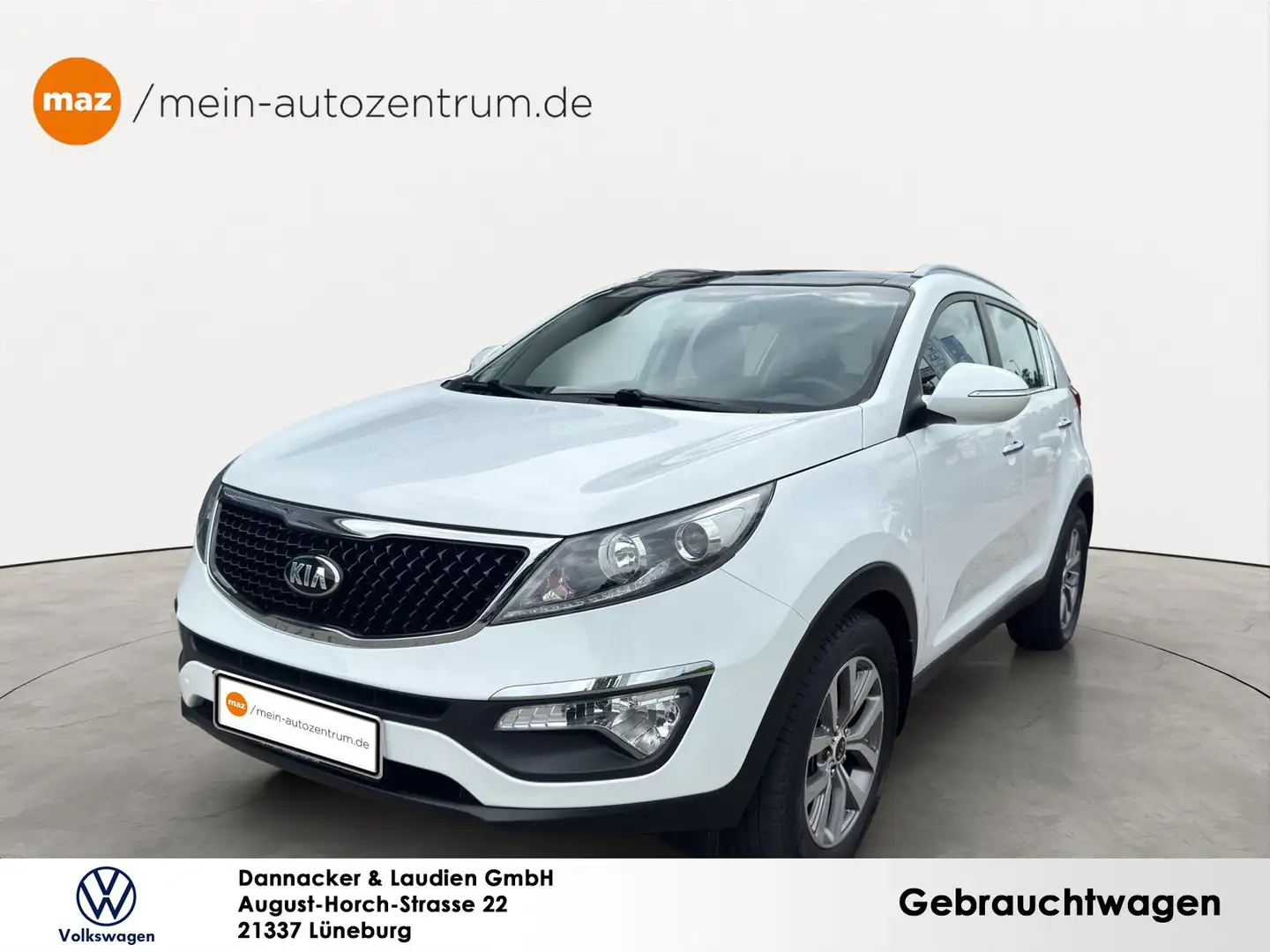 Kia Sportage 1.6 GDI 2WD Alu Pano PDC Sitzheizung uvm Biały - 1
