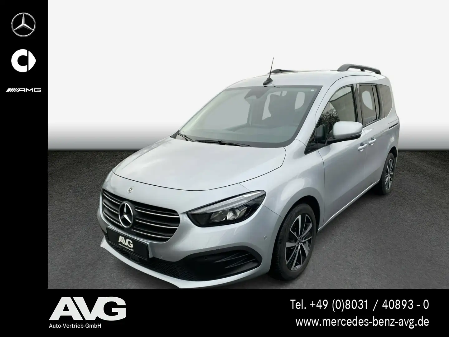 Mercedes-Benz T-Klasse T 180d PROGRESSIVE Edition Navi RFK LED Keyless BC Silber - 1