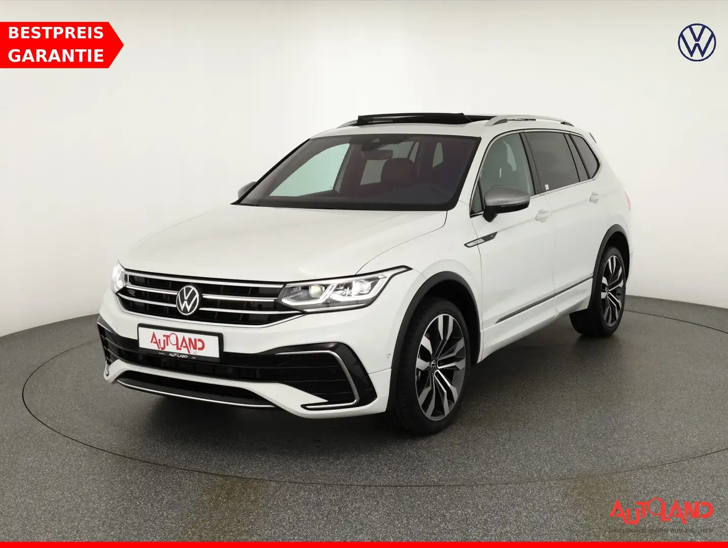 Volkswagen Tiguan Allspace 2.0 TDI 4M R-Line H&K DCC AHK Weiß - 1
