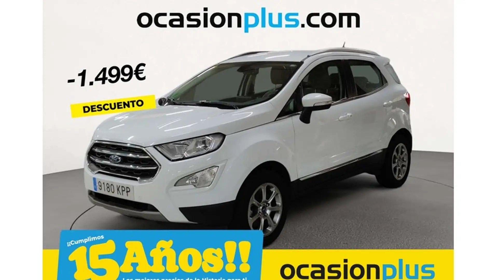 Ford EcoSport 1.0 EcoBoost Titanium 140 Weiß - 1