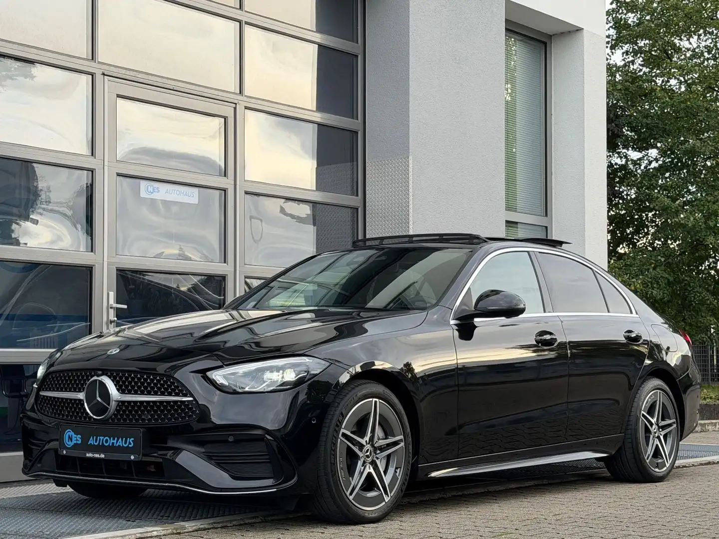 Mercedes-Benz C 300 e ACC*3x AMG*PANO*KAM*LEDER*MASSAGE*MEMORY* Noir - 1