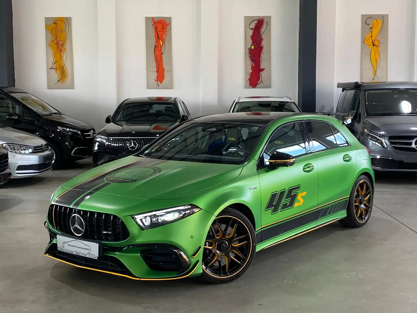 Mercedes-Benz A 45 AMG S 4M Limited Edi/PerforSitze/Pano/BUR/HUD/ Zelená - 1