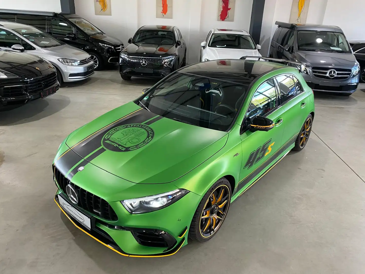 Mercedes-Benz A 45 AMG S 4M Limited Edi/PerforSitze/Pano/BUR/HUD/ Zelená - 2